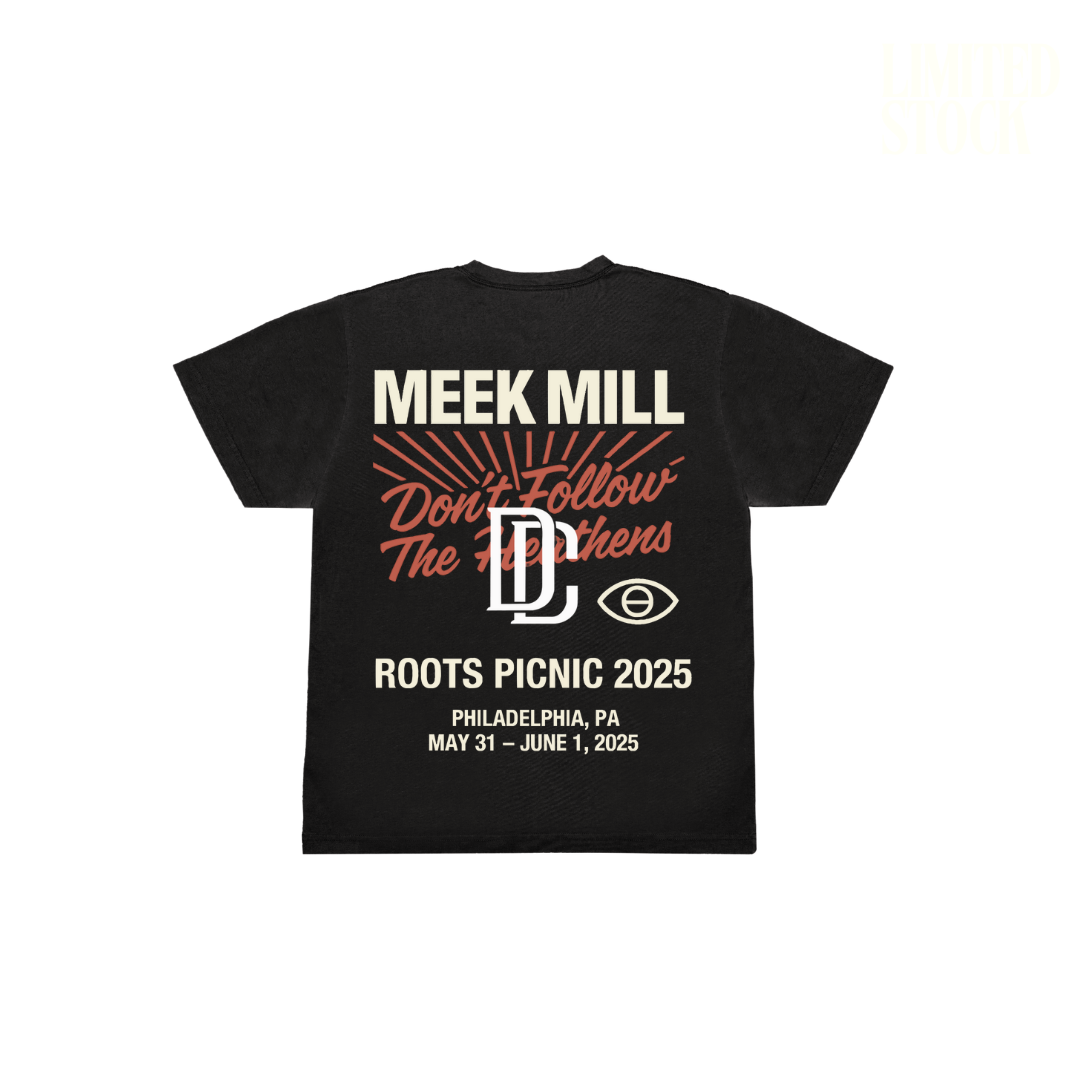 Meek Mill Roots Picnic Shirt (BLACK)